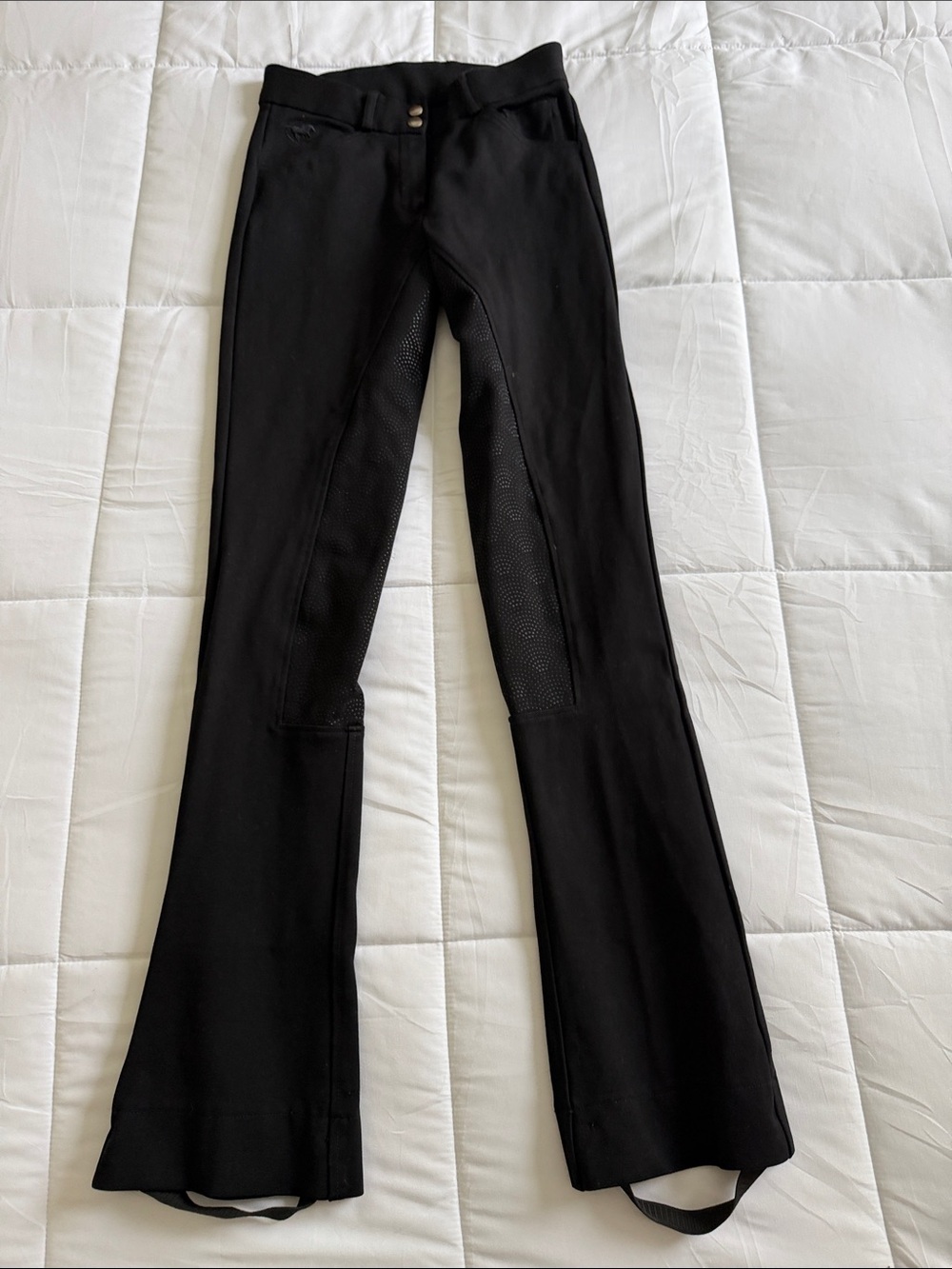 Piper Black Flared Riding-Style Jeans